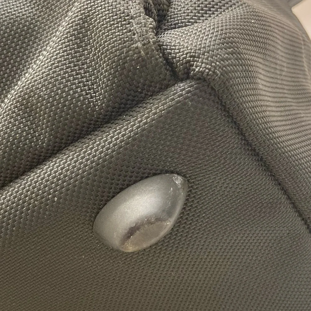 Tumi black alpha bravo soft duffle bag